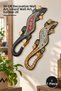 1 Piece Wooden Wall Hanging Lizard Figure – 50 cm Decorative Wall Ornament, Hanging Lizard Wall Art, Galileo-20