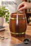 5 Pieces Brass Barrel Piggy Bank – Metal Design Money Box, Decorative Accessory, Piggy Bank Money Box, Model 1995, 18 X 13 cm