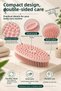 Double-Sided Silicone Body Shower Brush Massage and Cleaning Brush - 2