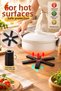 Foldable Trivet Heat Resistant Pot Pan Mat Practical Countertop Protector - 2