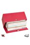 Premium Design Vegan Leather Tissue and Napkin Box Maxi Size Napkin Holder 24X13X10 Cm. Fuchsia - 2