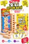 2-Piece Children's Play Set Don'T Say It Kids Banned Word Game + 54 Pieces Wooden Block Balance Game