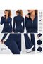 2-Piece Sports Tracksuit Set Flexible Lycra Slim Fit Long Sleeve - 6