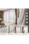 Dnr24 Striped Premium Tulle Curtain 1/3 Dense Pleats, Firm and Flowing, No Ironing Required - 4