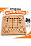 Wooden Surakarta Strategy and Intelligence Game 2 Player Tournament Game