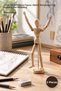 5 Pieces Wooden Sketch Mannequins – 14 cm Size, Artist Reference Figure for Drawing and Modeling, Sketch Mannequin
