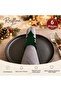 6 Pieces of Luxury Felt Pine Tree Christmas Themed Napkin Ring Decorative Table Presentation Accessory (5*10 cm)