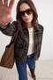 Petite Khaki Oversize Plaid Cashmere Coat Twoaw27Mo00144