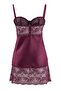 Plum Strap Satin/Lace Babydoll/Fantasy Nightgown Thmaw27Ll00003 - 10