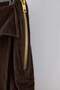Brown Velvet Mini Skirt Twoaw27Sr00045 - 2