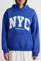 Saks Kalın İçi Polarlı Slogan Standart Kalıp Kapüşonlu Örme Sweatshirt TWOSS26SW00008 - 3