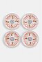 Set of 4 Jungle Leopard Patterned Porcelain Serving Plates Tphaw27Tbk00035 - 2