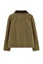 Dark Beige Corduroy Jacket Twoaw27Ce00057 - 4