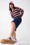 White Women's Retro Sneakers Takss26Sn00014 - 5