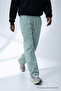 Men's Casual Summer Trend Loose S.Green Linen Trousers - 4