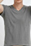 Men's Casual Comfortable Smoked V-Neck T-Shirt - 6