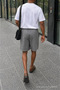 Men's Premium Jogger Relax Fit Smoked Short Combed Cotton Shorts - 6