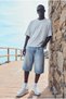 Men's Comfortable Fit Basic A.Gray Short Sleeve T-Shirt - 2