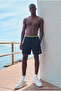Men's Zippered Pocket Jogger Summer Y.Black Sea Shorts - 2