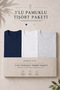 3 Pieces Men's Casual Summer Loose Basic Short Sleeve T-Shirt