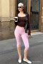 Women's Body-Fitting Lace Coffee Corset Blouse