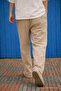 3 Pieces Men's Casual Summer Jogger Linen Trousers - 3