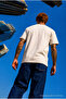 Men's Regular Fit 100% Cotton Cream Summer T-Shirt - 6