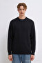 Men's Striped Zippered Black Knitwear Winter Sweater - 6