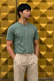 Men's Relaxed Casual Çağla Flexible T-Shirt - 3