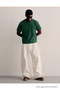 Men's Regular Crew Neck Cotton Basic Green T-Shirt