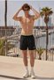 Men's Zippered Quick-Drying Black Sea Shorts - 4
