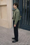 Men's Trend Low Waist Loose Black Linen Trousers - 2