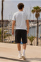 Men's Trend Crew Neck Comfortable Basic Gray T-Shirt - 6