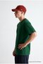 Men's Casual Premium Comfort Cotton Loose Green T-Shirt - 5