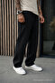 Men's Premium Jogger Relax Fit Black Linen Trousers - 3