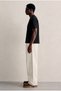 Men's Regular Crew Neck Cotton Basic Black T-Shirt - 7