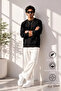 Men's Thick Premium Knitwear Black Winter Sweater - 4