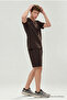 Men's Premium Comfortable Shirt Jogger Linen Shorts Coffee Two-Piece Set - 3