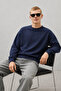3 Pieces Men's Casual Crew Neck Loose Sweatshirt - 3