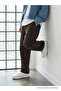 Men's Casual Jogger Brown Baggy Linen Trousers - 2