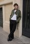 Men's Casual Comfortable Black Cargo Linen Trousers - 4