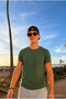 Men's Casual Summer Crew Neck Khaki Basic T-Shirt - 3