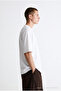 Men's 100% Cotton Premium Casual Loose White T-Shirt - 5