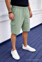 Men's Daily Trend Loose Cargo Pocket A.Green Linen Shorts - 6