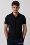 Men's Polo Neck Premium Comfort Sports Black T-Shirt - 2