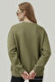 Women's Star Europe Printed Khaki Sweatshirt - 6