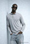Men's Trend Casual Gray Knitwear Sweater - 4