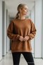 Women's Crew Neck Oversized 3-Piece Sweatshirt - 3
