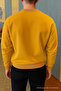 Men's Relax Fit Winter Mustard Yellow Sweater - 2