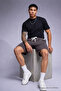 Men's Comfort Fit Above Knee Smoked Shorts - 6